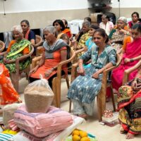 Donate Grocery for Old Age Home supporting Blind Women