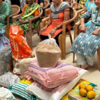 Donate Grocery for Old Age Home supporting Blind Women